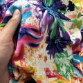 Primavera e Verão Rayon Semi Digital Print Fabric